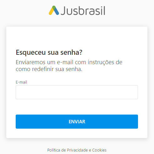 Como recuperar senha ou usuário?